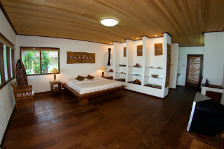 Inside Sentani Cottage.