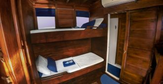 Double Bed and Single Bunk Bed Cabin